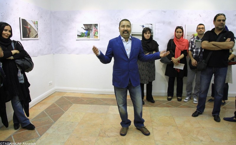 مجیدی بهرامی در آخرین نمایشگاهش برای بیماران سرطانی