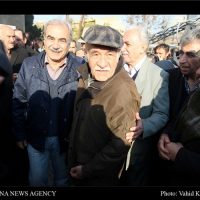 افراد سرشناس حاضر در مراسم تشییع پیمر مرتضی احمدی+تصاویر