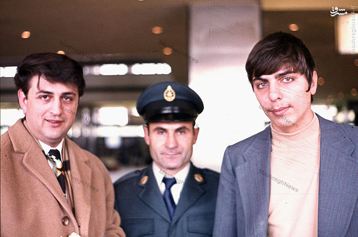 دکتر سید صادق طباطبایی در کنار سید صدر الدین صدر فرزند امام موسی صدر