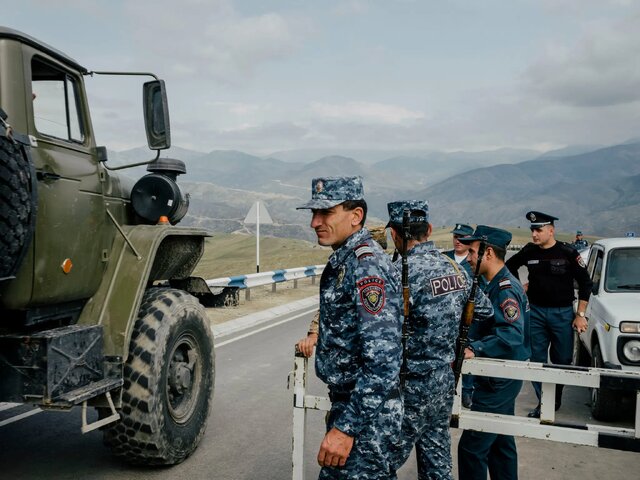 پلیس ارمنستان در قره‌باغ