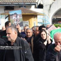 تشییع پیکر علی نیاکانی