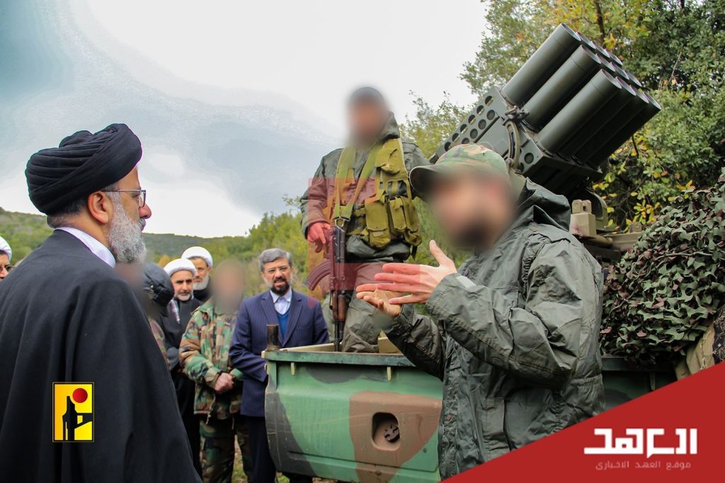  تصاویر بازدید شهید رئیسی از پایگاه حزب الله در جنوب لبنان 