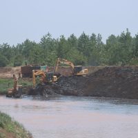 لایروبی بیش از ۳ کیلومتر از رودخانه پیربازار؛ لایروبی ادامه مسیر رودخانه تا تالاب انزلی