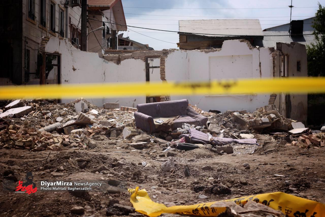 بلاتکلیفی مالکان جنگ‌زده آستانه‌اشرفیه؛ چرا خسارت مردم پرداخت نمی‌شود؟