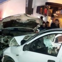 حادثه در اتوبان سراوان-فومن | تصادف دو سواری، بیش از ۶ زخمی بر جای گذاشت