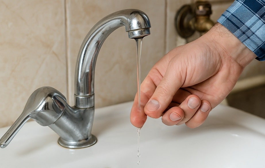 افت فشار آب