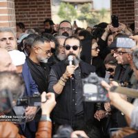 تشییع پیکر هنرمند نامآشنای گیلانی، مرحوم ناصر مسعودی