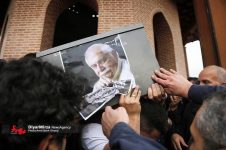 تشییع پیکر هنرمند نام‌آشنای گیلانی، مرحوم ناصر مسعودی