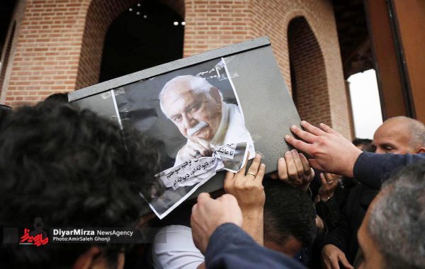 تشییع پیکر هنرمند نام‌آشنای گیلانی، مرحوم ناصر مسعودی