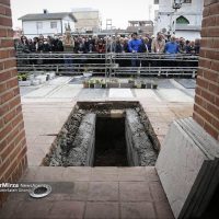 تشییع پیکر هنرمند نام‌آشنای گیلانی، مرحوم ناصر مسعودی