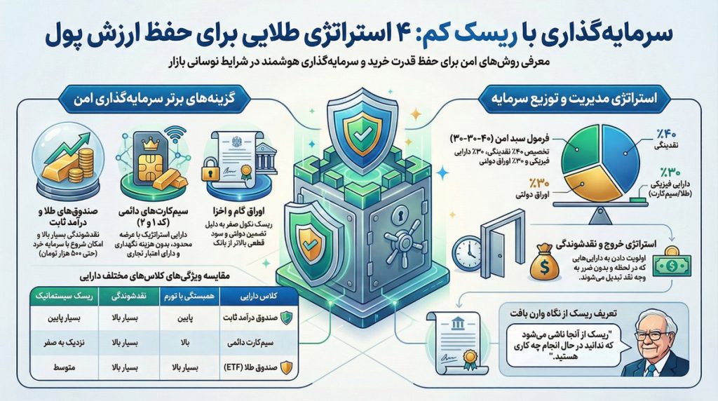 سرمایه گذاری با ریسک کم