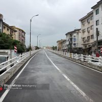 پل روگذر آیت‌الله رودباری رشت به بهره‌برداری برداری رسید