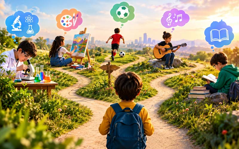 استعداد و علاقه کودکان؛ هر کودک مسیر یادگیری و رشد منحصر به فرد خود را دارد