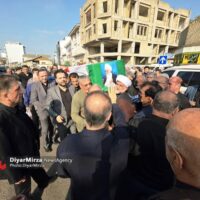 تشییع پیکر آیت الله قربانی