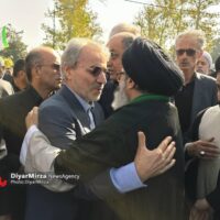 تشییع پیکر آیت الله قربانی