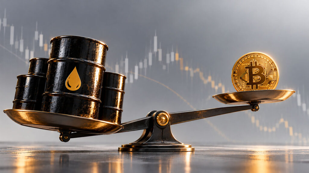 قیمت نفت چطور از مسیر نرخ بهره روی ارزهای دیجیتال اثر می‌گذارد؟