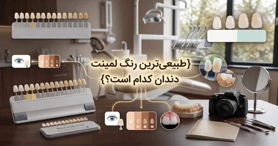 طبیعی‌ترین رنگ لمینت دندان کدام است؟